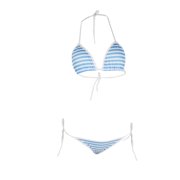 Vividxx Women's Bikini Sets Womens Micro Tanning Bikini Set Tiny Bra Thong Panty Bottom Extreme Swimsuit Summer Comfortable Vacation Beachwear