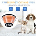 thumbnail image 6 of Elizabethan Dog Cat Pet Wound Healing Cone E- Collar White with Black, 6 of 10