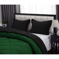 thumbnail image 5 of DNG Creations 3 Piece Reversible Diamond Pattern Comforter Solid - 100% Egyptian Cotton, 800 TC ( Oversized Queen - Size ) All-Season 550 GSM ( Green/Black Colour ), 5 of 7