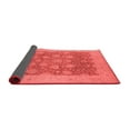 thumbnail image 2 of Ahgly Company Indoor Round Oriental Red Industrial Area Rugs, 7' Round, 2 of 4
