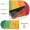 thumbnail image 4 of Colors Striped Large Area Rugs 6x9 ft Rainbows Gradients Yellow Red Abstract Washable Rug Non Slip Indoor Carpet Absorbent Floor Mat for Living Room Bedroom Dining Room, 4 of 9