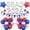 Red Blue Silver, variant on Graduation Decorations 2026 Maroon Gold, GRAD 2026 Foil Balloons Banner with Burgundy Gold White Confetti Balloon Heart Star Balloon Pennant Banner for Class of 2026 Graduation Theme Party Supplies