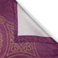 thumbnail image 3 of Ambesonne Purple Mandala Kitchen Curtains, Persian Ornate, 55"x39", Purple Yellow, 3 of 3