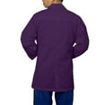 thumbnail image 3 of Panda Uniform by HeedFit Men's Lab Coat, 3 Pockets, Button Front, 31", 10XL, Purple., 3 of 6