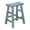 Green, variant on Sunny Designs Marina 24" Mahogany Wood Saddle Seat Stool in Black (Set of 2)