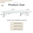 thumbnail image 4 of Furvclv Laundry Room Folding Table, Wall Mounted Folding Table For Small Spaces, Fold Down Desk Workbench, Drop Leaf Table For Home Office, Garage, Shed, Laundry Room, 4 of 9