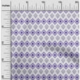 thumbnail image 2 of oneOoneCottonJerseyBluishVioletFabricAsianIkatDiyClothingQuiltingFabricPrintFabricByYard58InchWide, 2 of 4