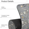 thumbnail image 4 of Yayeee Faucet Mat for Kitchen Sink 14.7" Diatomite Long Splash Guard Pad, Gray Halloween Dancing, 4 of 7