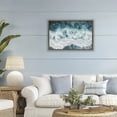 thumbnail image 2 of Stupell Industries Coastal Hazy Waters Brown Framed Floater Canvas Wall Art design by Lazar Studio, 21 x 31, 2 of 9