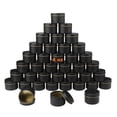 thumbnail image 1 of GENHAKON 36 paquetes de latas de velas negras de 4 oz, latas para hacer velas a granel, tarros de velas, recipientes para hacer velas, 1 of 5