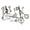 shape:ancient silver, variant on 13Pcs Vintages Style Metal Key Accessories Random Charms Pendants for Key Management Decorative Ornament Perfect Gift