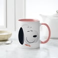 thumbnail image 4 of CafePress - Peanuts Snoopy Emoji - 11 oz Ceramic Mug - Novelty Coffee Tea Cup, 4 of 4