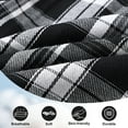 thumbnail image 4 of QPNGRP Mens Fleece Plaid Pajama Pants Bottoms with Pockets Cozy Sleepwear Lounge Wear Black M, 4 of 8