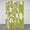 Cream And Green, variant on 3 Panel Room Divider with Stems and Flower Pattern, Cream and Green- Saltoro Sherpi