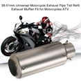 thumbnail image 4 of 38-51 mm de la motocicleta universal el tubo de escudo de la cola de la cola del silenciador de escape para motocicletas ATV, 4 of 7