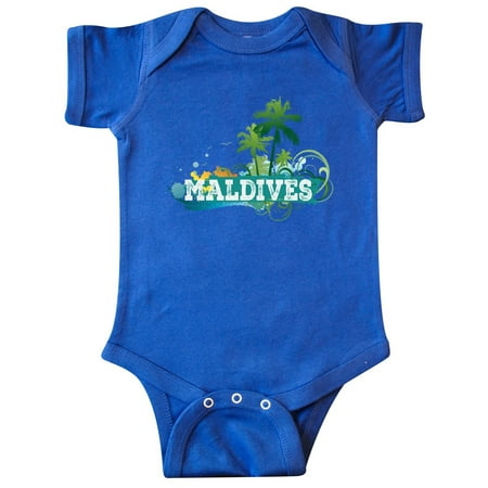 

Inktastic Maldives Vacation Gifts Gift Baby Boy or Baby Girl Bodysuit