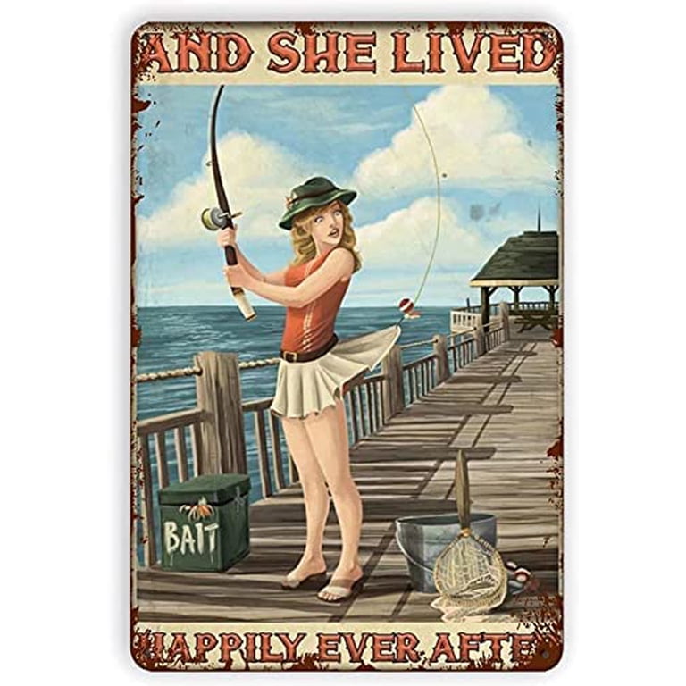 Funny Fishing Girl