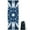 Blue Tie Dye, variant on Blue Tie Dye Flower Mandala Pattern Hot Yoga Mat Towel Non Slip for Hot Yoga - Quick-Drying Yoga Mat Cover with 4 Corner Pockets with Travel Bag - Hot Yoga Towel Non Slip 70"x26"