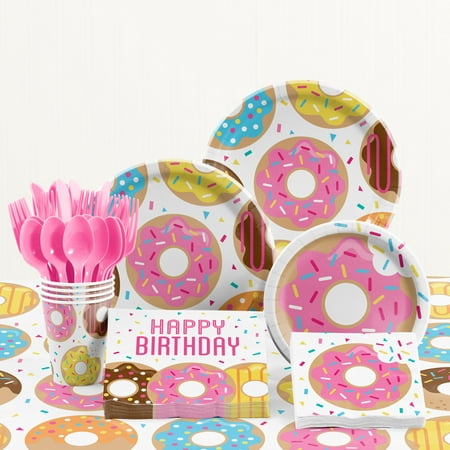 Donut Time Birthday Party Supplies Kit