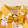 thumbnail image 6 of Jhhlsf Outfit Sets for Boys Bunny Carrot Print Short Sleeve Casual Summer T Shirt Shorts Athletic Clothes, 6 of 9