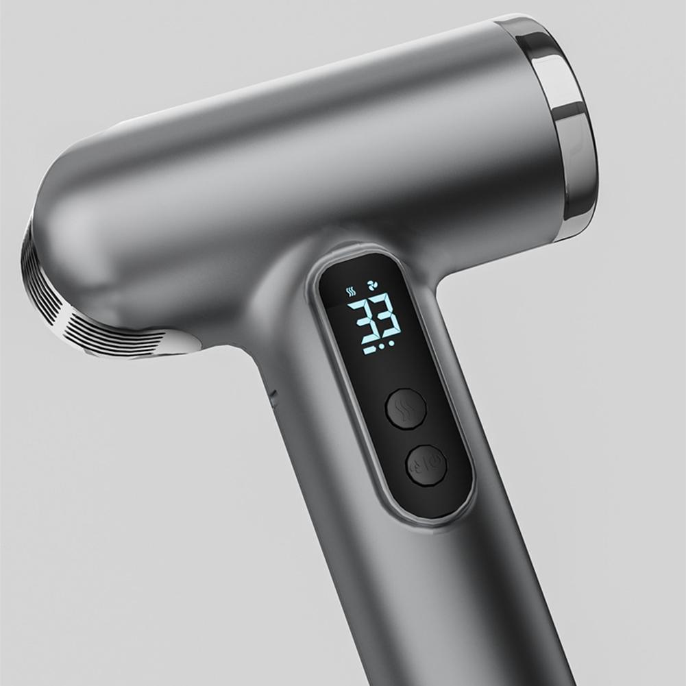 Cordless Hair Dryer with USB Charging, 3-Speed Wind and Temperature Adjustment, Suitable for Travel and Outdoor Use