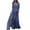 Blue, variant on Leesechin Beach Kaftan Dress for Women Swimsuit Cover Up Loose Casual Maxi Dress Plus Size Dress Homewear for Women