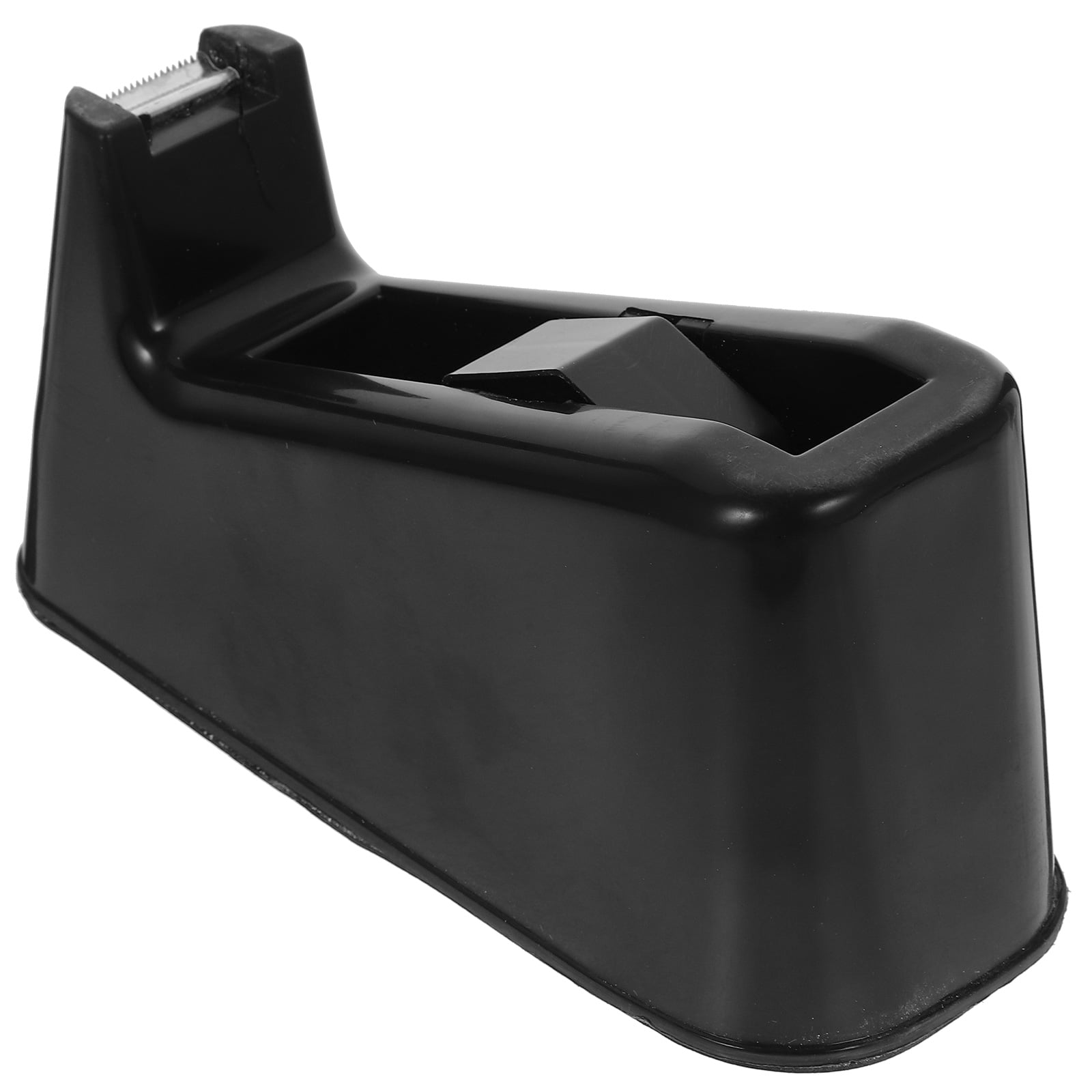 WHAMVOX Portable Household Tape Cutter Dispenser for Office and Packaging Use with Black Design