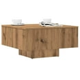 thumbnail image 1 of vidaXL Coffee Table Artisan Oak 60x60x31.5 cm Engineered Wood, 1 of 5