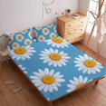 thumbnail image 2 of 2/3pcs Sunflower Fitted Sheet Set Children Adult Soft Cozy Bedding Set with Pillowcase,Queen (60"x80"), 2 of 5