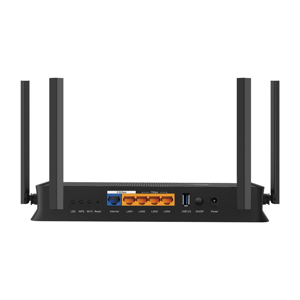 TP-Link Dual-Band BE4800 Wi-Fi 7 Router, Dual 2.5 Gbps Ports, USB 3.0 ,4× External Antennas, Parental Controls, Easy Mesh, HomeShield, Private IoT Network - Archer BE4800