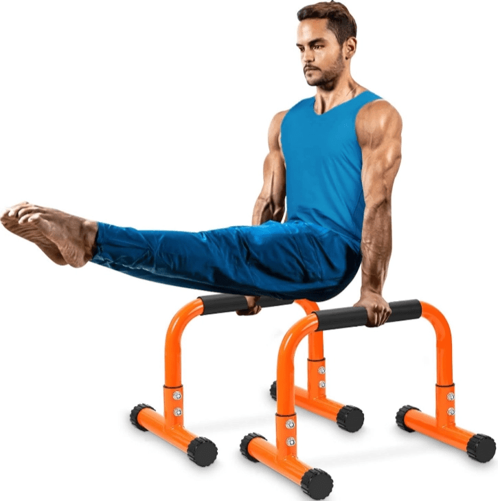 XL Parallette Bars Versatile Push Up Dip Bars for Strength Workouts Upper Body Exercise Equipment Powder Coated Parallettes Large Non Slip Rubber Feet Exercise Equipment for Home Training