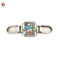 thumbnail image 1 of Fashion Charm Gift Flower Rhinestone Shirt Collar New Sweater Blouse Pin Shawl Brooch Cardigan Clip Duck Clip Clasps 6, 1 of 1