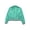Blue Green, variant on Kids Girls Shiny Hip Hop Jazz Dance Jacket Coat Stand Collar Long Sleeve Zipper Outerwear Blue Green 6