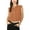 Brown, variant on Women's Distressed Denim Crop Vest- XX Large, Brown