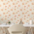 thumbnail image 2 of Ambesonne Floral Peel & Stick Wallpaper for Home, Spring Blossoming Rose Print, 13"x100", Dark Peach Beige and Khaki, 2 of 5