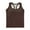XNG1-Coffee, variant on Cropped Tank Tops for Women Bulit in Bra Racerback Sleeveless Scoop Neck Camisole Tops Running Gym Yoga Shirts