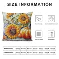 thumbnail image 5 of Pack of Pillow Covers Autumn Farmhouse Pumpkins Cart Bicycle Throw Pillow Cushion Case Wreath Quote Seasonal Blessing Decorations, 5 of 5