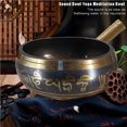thumbnail image 4 of Toystoory Chanting Home Yoga Bowl Mindfulness Calming Portable Holistic Easy Play con cojín Stick Tibetan Singing Bowl Set Almacenamiento y organización del hogar Toystoory HA023776-00, 4 of 6