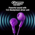 thumbnail image 4 of Auriculares intraaurales JVC HAF160V con cable, refuerzo de bajos, violeta, 4 of 6