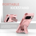 thumbnail image 2 of for Google Pixel 10 / 10 Pro 6.3-inch Case [Compatible with MagSafe] Built in Invisible Stand, Military Grade Shockproof Soft TPU Protective Cover Case,Pink,For Pixel 10 / 10 Pro, 2 of 8