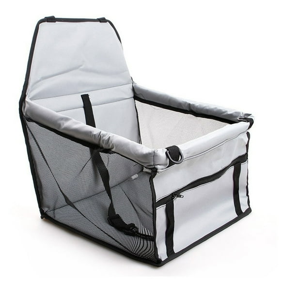 Methold Portador de mascotas, accesorios multicolores para exteriores, transpirable, resistente al desgaste, equipo de viaje, asiento elevador plegable, Hábitats y jaulas para animales pequeños Gris Methold PT004003-02