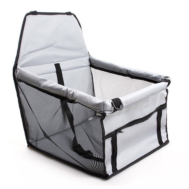 Methold Portador de mascotas, accesorios multicolores para exteriores, transpirable, resistente al desgaste, equipo de viaje, asiento elevador plegable, Hábitats y jaulas para animales pequeños Gris Methold PT004003-02
