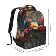 thumbnail image 2 of Disketp Floral Dreamcatcher Elegance Mochila Estampada para Hombre y Mujer – Mochila Ligera Clásica con Múltiples Bolsillos para Universidad, Trabajo y Viajes-One Size, 2 of 5