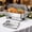 1*1/1, variant on Electric Chafing Dishes Buffet Set, Roll Top Catering Chafer Server Food Warmer with Cover and 1 Full-Size Pan & 2 Half-Size Pans for Party Wedding Banquet