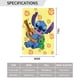 thumbnail image 3 of Bandera de jardín de doble cara con diseño de Stitch, ideal para decoración navideña al aire libre., 3 of 8