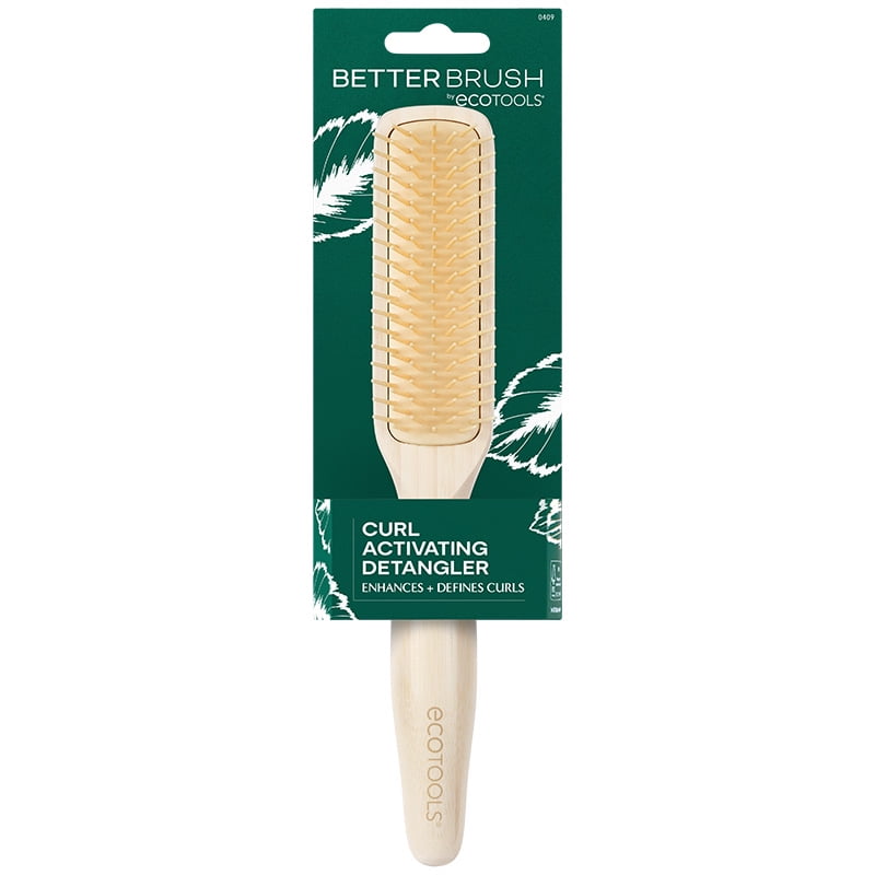 EcoTools Curl Activating Detangler Hair Brush with Bamboo Handle
