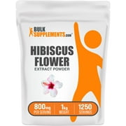 BulkSupplements.com Hibiscus Flower Extract Powder - Ayurvedic Powders for Hair Growth - Hibiscus Supplement - Hibiscus Powder (1 Kilogram)