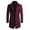 Wine, variant on AOOCHASLIY 2023 Men Fall Coat Men's Single-breasted Solid Color Fashion Suit Business Casual Suit Wool Coat