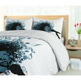 thumbnail image 5 of Ambesonne Opera Duvet Cover Sets, Singer Afro Music Note Hair, 2-Queen, Slate Blue Charcoal Grey, 5 of 7