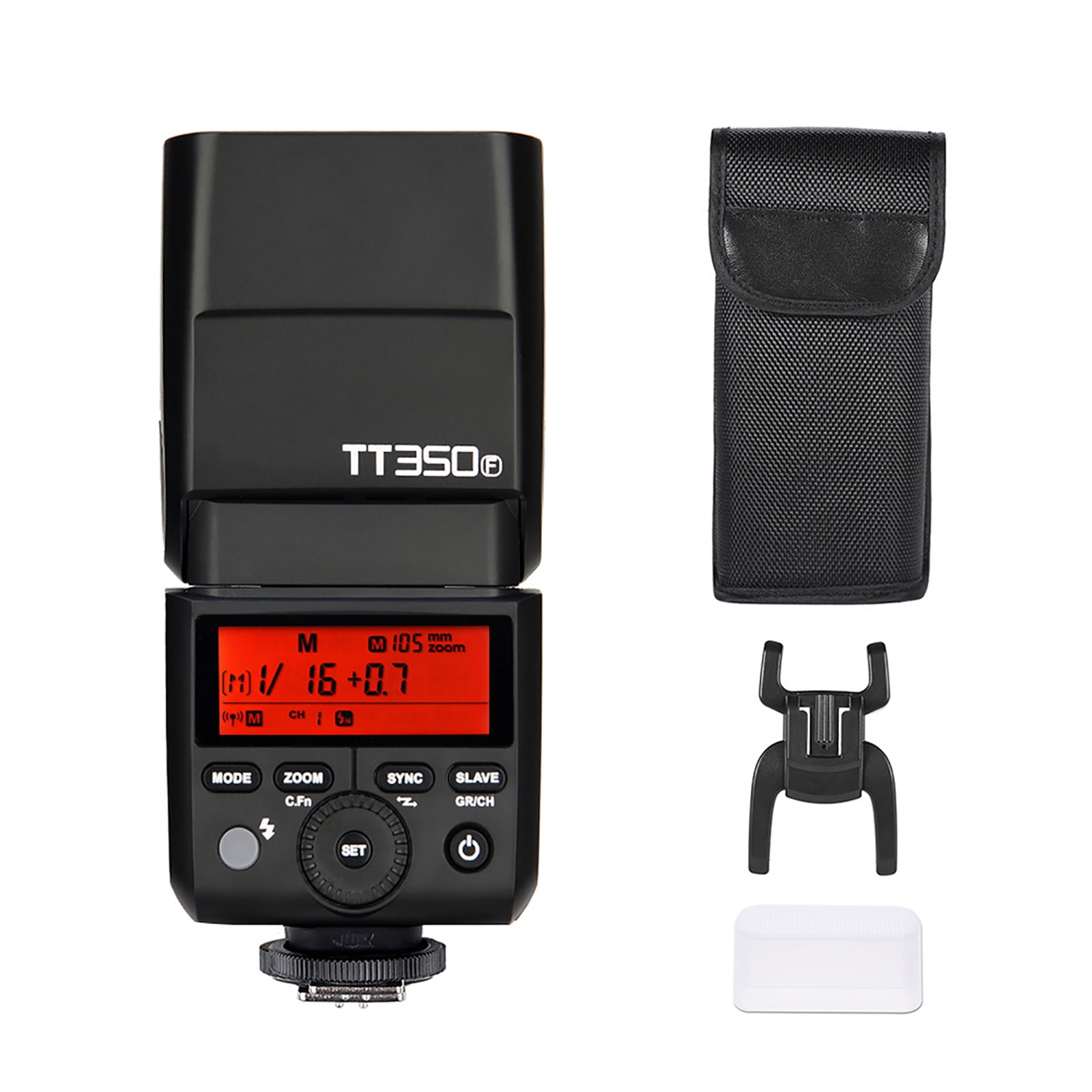 Godox TT350F 2.4G HSS 1/8000s TTL GN36 Camera Flash Speedlite for Fuji Cameras X-Pro2,X-T20,X-T2,X-T1,X-Pro1,X-T10,X-E1,X-A3,X100F,X100T 